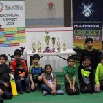 Cricket kids Training session group